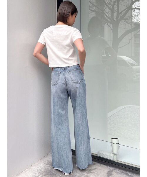 GYDA（ジェイダ）の「Coca-Cola ショートタイトTシャツ（Tシャツ/カットソー・レディース・ブラック/レッド/オフホワイト・FREE）」の10枚目の写真