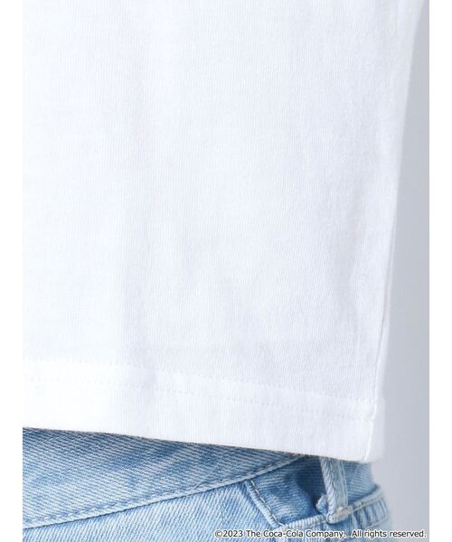 GYDA（ジェイダ）の「Coca-Cola ショートタイトTシャツ（Tシャツ/カットソー・レディース・ブラック/レッド/オフホワイト・FREE）」の20枚目の写真