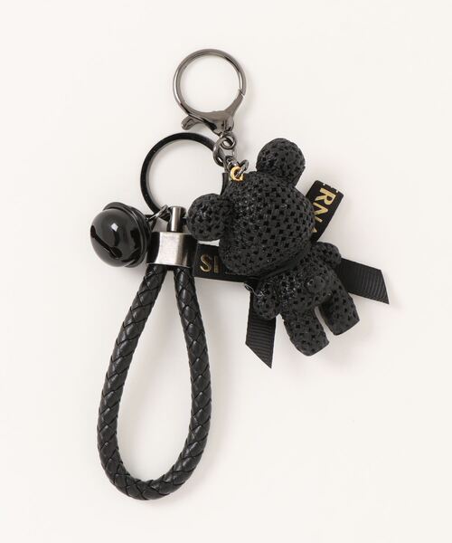 urge select】テディベア ワッフルデザイン キーホルダー/バッグ