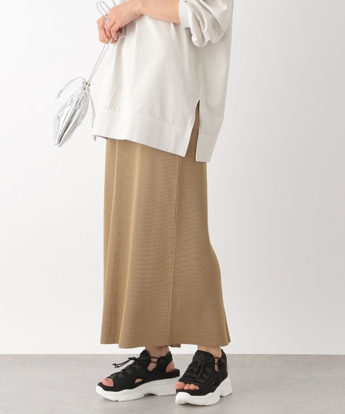 LEPSIM（レプシィム）の「14ゲージ頼れるニットスカート 164028