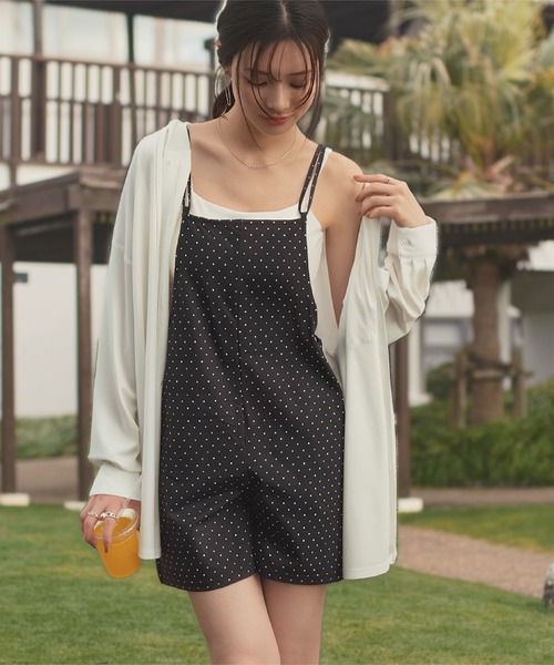UVカット吸水速乾バッククロスデザインオールインワンラッシュガード
