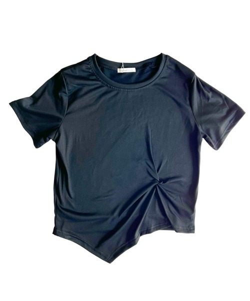 United store(ユナイテッドストア)の「アシメヘムクルーネックT(半袖)(Tシャツ/カットソー・レディース・ホワイト/ブラック/グレー/ブルー・FREE)」の17枚目の写真