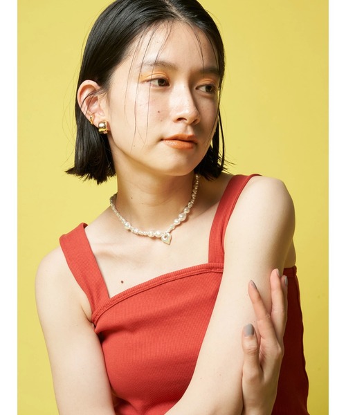 AMERICAN HOLIC(アメリカンホリック)の「【WEB限定】ハートトップコンビパールネックレス(ネックレス・レディース・シルバー/ゴールド・FREE)」の11枚目の写真