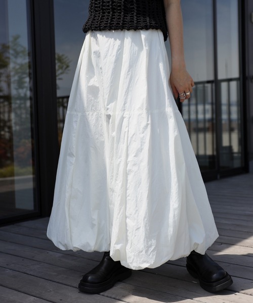 leimn（レイムン）の「タフタバルーンスカート（スカート・レディース・オフホワイト・MEDIUM）」の14枚目の写真