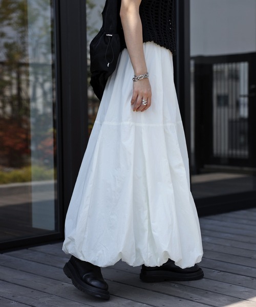 leimn（レイムン）の「タフタバルーンスカート（スカート・レディース・オフホワイト・MEDIUM）」の12枚目の写真