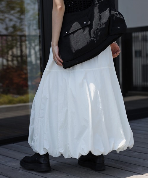 leimn（レイムン）の「タフタバルーンスカート（スカート・レディース・オフホワイト・MEDIUM）」の10枚目の写真