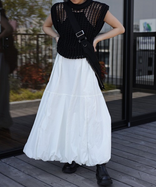 leimn（レイムン）の「タフタバルーンスカート（スカート・レディース・オフホワイト・MEDIUM）」の8枚目の写真