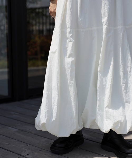 leimn（レイムン）の「タフタバルーンスカート（スカート・レディース・オフホワイト・MEDIUM）」の7枚目の写真