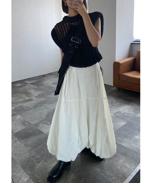 leimn（レイムン）の「タフタバルーンスカート（スカート・レディース・オフホワイト・MEDIUM）」の15枚目の写真
