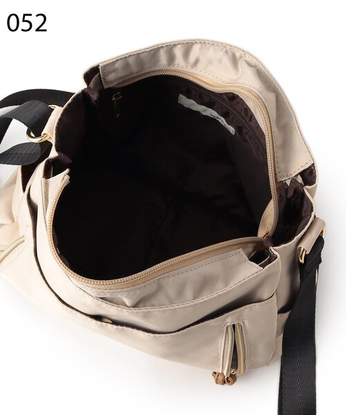 SHOO・LA・RUE（シューラルー）の「◆【撥水】ダブルファスナーショルダー（ショルダーバッグ・レディース・ブラック/オレンジ/ベージュ・00）」の5枚目の写真