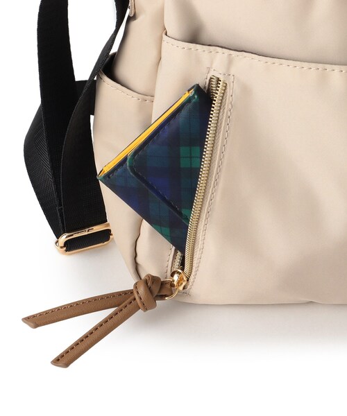 SHOO・LA・RUE（シューラルー）の「◆【撥水】ダブルファスナーショルダー（ショルダーバッグ・レディース・ブラック/オレンジ/ベージュ・00）」の10枚目の写真