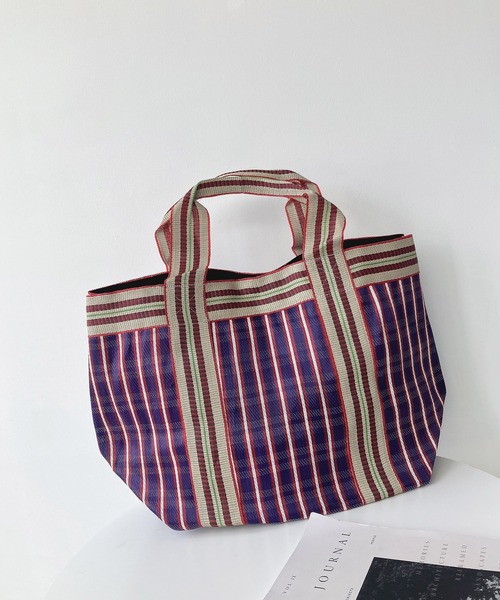 AS KNOW AS plus（アズノゥアズプラス）の「カラフルビニールトートバッグ（トートバッグ・レディース・グリーン系/ピンク系/ブルー系/ブルー系1/ブラック系その他2/ブラック系その他/グリーン系その他/ブルー系その他/レッド系2/ブラック系2/パープル系2/イエロー系2/ブルー系2・FREE）」の19枚目の写真