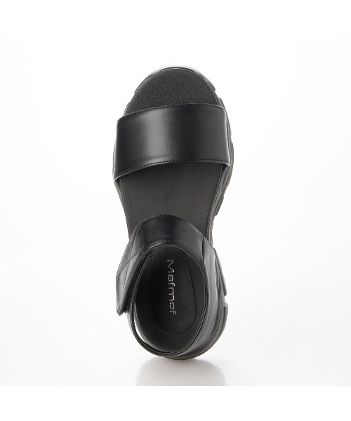 Mafmof(マフモフ)の「Mafmof(マフモフ)厚底ボリュームソールスポーツサンダル(サンダル・レディース・ブラック/ホワイト・S/L/M/LL)」の14枚目の写真