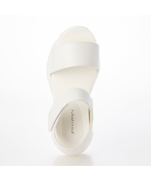 Mafmof(マフモフ)の「Mafmof(マフモフ)厚底ボリュームソールスポーツサンダル(サンダル・レディース・ブラック/ホワイト・S/L/M/LL)」の5枚目の写真