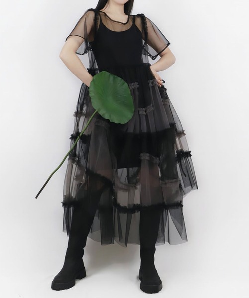 MAYC Fairy Layered Mesh Dress チュール ワンピース MAYC Fairy Layered Mesh Dress チュール ワンピース