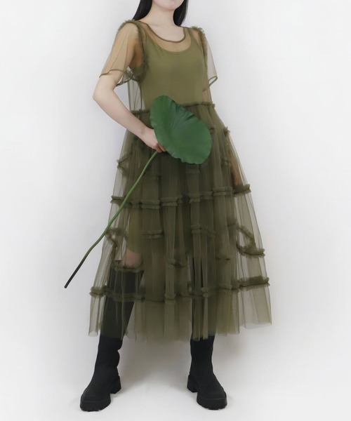MAYC Fairy Layered Mesh Dress チュール ワンピース Fairy Layered Mesh Dress <7colors> | MAYC