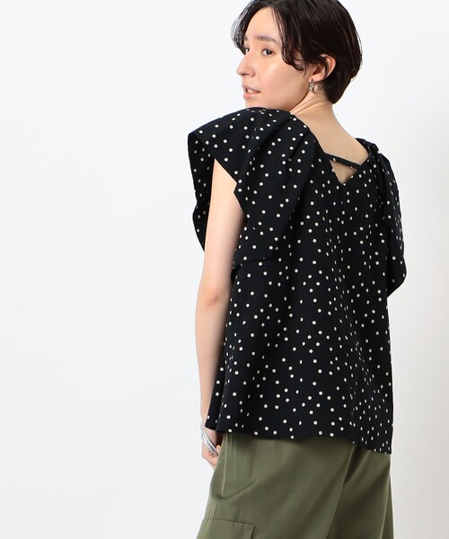 NOLLEY'S（ノーリーズ）の「◇【WEB限定】リップルドットブラウス