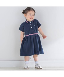 BeBe | BeBe/【お揃い】ライン入りポロワンピース(90~150cm)(ワンピース)