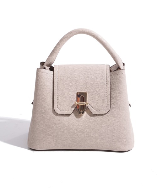 Edit Sheen(エディットシーン)の「トップハンドルフラップスクエアバッグ(ショルダーバッグ・レディース・ベージュ/ホワイト/イエロー/ラベンダー/ブラック・FREE)」の20枚目の写真