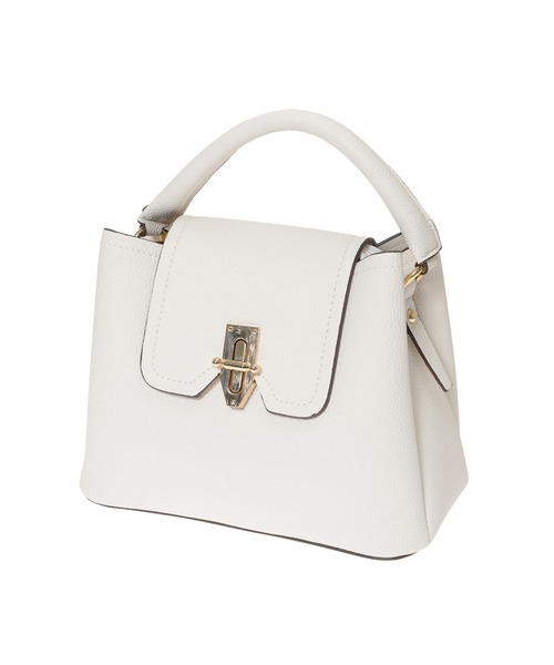 Edit Sheen(エディットシーン)の「トップハンドルフラップスクエアバッグ(ショルダーバッグ・レディース・ベージュ/ホワイト/イエロー/ラベンダー/ブラック・FREE)」の19枚目の写真