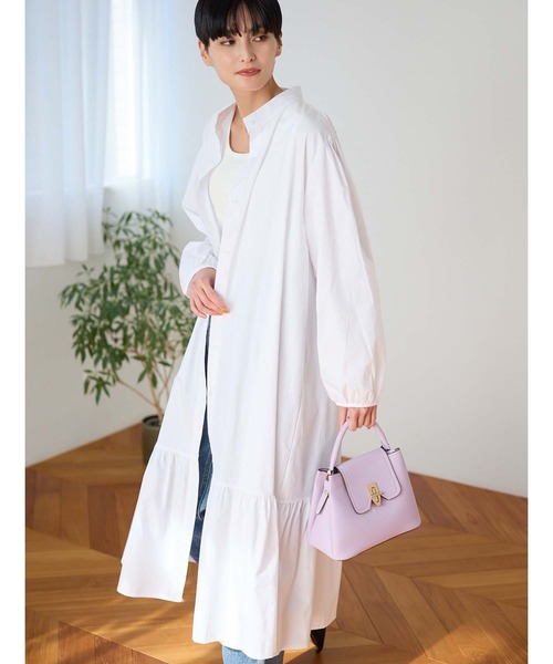 Edit Sheen(エディットシーン)の「トップハンドルフラップスクエアバッグ(ショルダーバッグ・レディース・ベージュ/ホワイト/イエロー/ラベンダー/ブラック・FREE)」の9枚目の写真