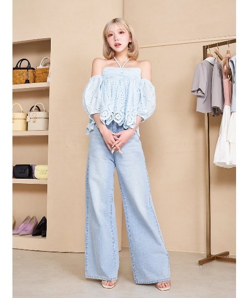 ダーリッチ darich コットンレースデザイントップス WHT ホワイト コットンレースデザイントップス – Darich (ダーリッチ)