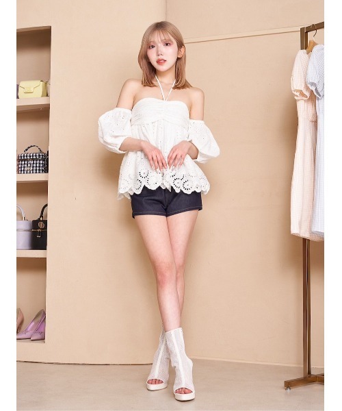 コットンレーストップス SLY | COTTON LACE トップス (シャツ・ブラウス ) |SHEL'TTER