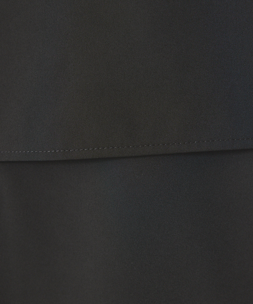 AH ABAHOUSE（エーエイチアバハウス）の「【AH ABAHOUSE/ セットアップ対応】トロミ生地 ヨークデザイン 半袖シャツ（シャツ/ブラウス・メンズ・グレイッシュベージュ/ブラック/グレイッシュブルー/チャコールグレー・46/48）」の10枚目の写真