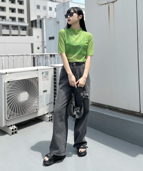 LVEU.(ラブユ.)の「Platform sports sandals / 厚底スポーツサンダル(サンダル・レディース・ブラック・23/23.5/24/24.5/25)」の2枚目の写真