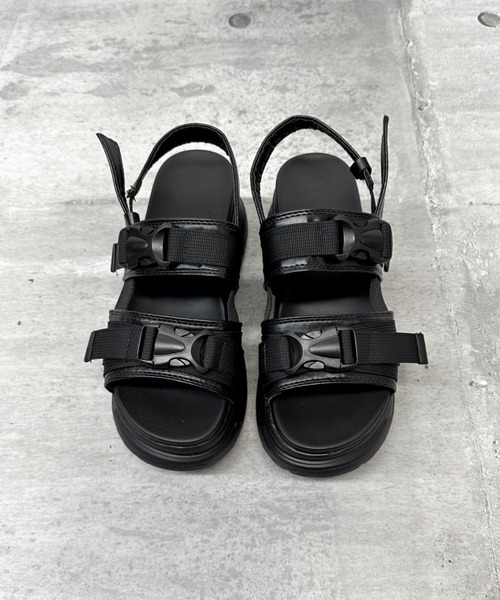 LVEU.(ラブユ.)の「Platform sports sandals / 厚底スポーツサンダル(サンダル・レディース・ブラック・23/23.5/24/24.5/25)」の20枚目の写真