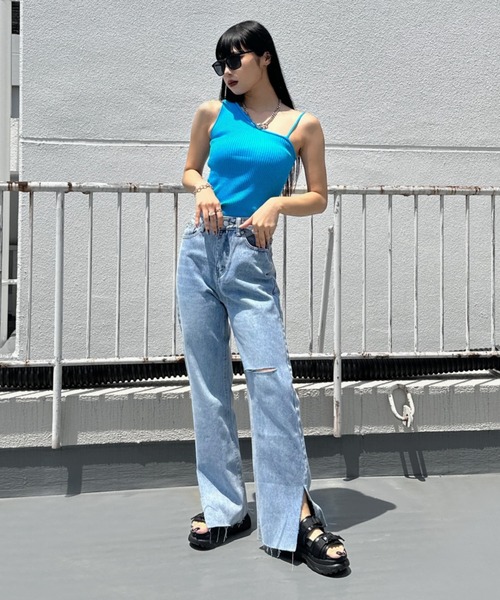 LVEU.(ラブユ.)の「Platform sports sandals / 厚底スポーツサンダル(サンダル・レディース・ブラック・23/23.5/24/24.5/25)」の18枚目の写真