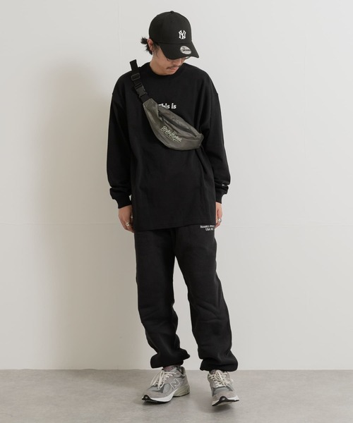THE GOODLAND MARKET(ザグッドランドマーケット)の「『別注』PARKS PROJECT×TGM WAIST BAG(ボディバッグ/ウエストポーチ・メンズ・グレー/ホワイト・ONE)」の4枚目の写真