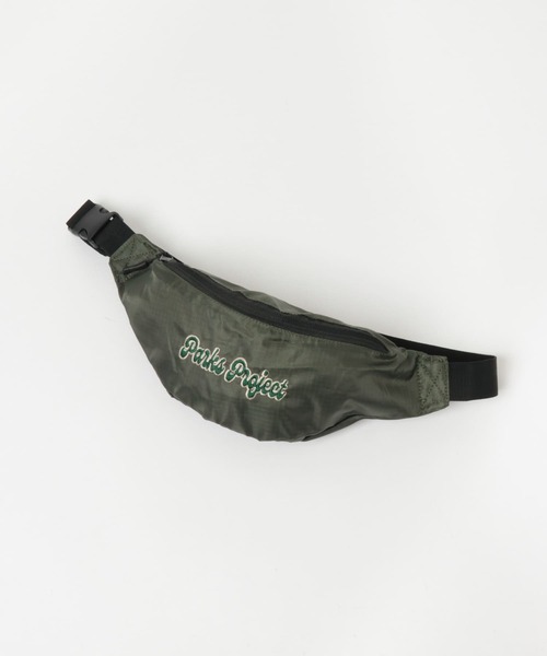 THE GOODLAND MARKET(ザグッドランドマーケット)の「『別注』PARKS PROJECT×TGM WAIST BAG(ボディバッグ/ウエストポーチ・メンズ・グレー/ホワイト・ONE)」の6枚目の写真
