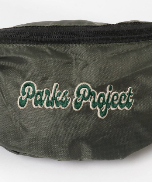 THE GOODLAND MARKET(ザグッドランドマーケット)の「『別注』PARKS PROJECT×TGM WAIST BAG(ボディバッグ/ウエストポーチ・メンズ・グレー/ホワイト・ONE)」の12枚目の写真