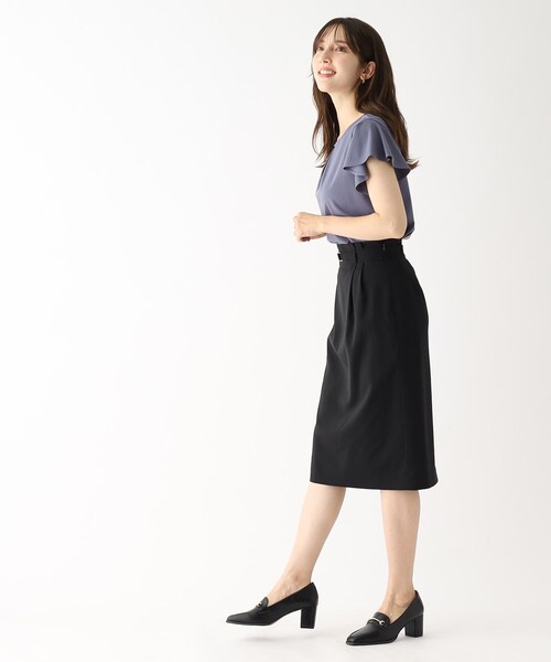 index(インデックス)の「◆【低反発クッション/6cmヒール】ビットヒールローファー(パンプス・レディース・ブラック/ダークブラウン・02/03)」の6枚目の写真