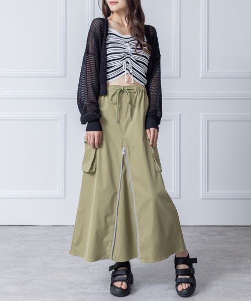 clear（クリア）の「透かし編みニットショートカーディガン≪2024SS≫（カーディガン/ボレロ・レディース・ブルー/アイボリー/イエロー系その他/ブラック・F）」の14枚目の写真