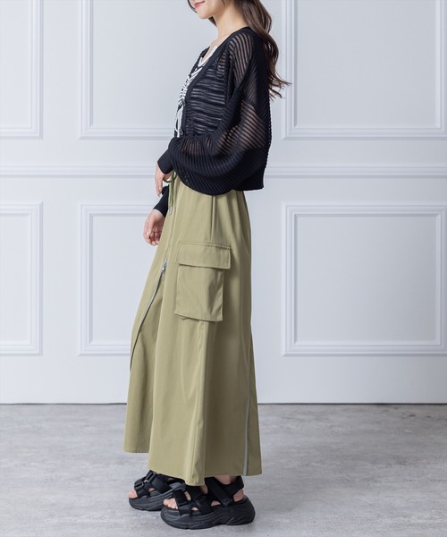 clear（クリア）の「透かし編みニットショートカーディガン≪2024SS≫（カーディガン/ボレロ・レディース・ブルー/アイボリー/イエロー系その他/ブラック・F）」の15枚目の写真