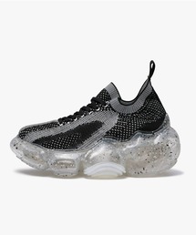 grounds（グラウンズ）の「【grounds】MOOPIE RECYCLE black white × clear sole（スニーカー・レディース）」