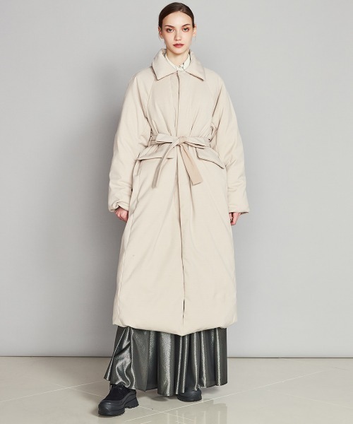 DOUBLE STANDARD CLOTHING(ダブルスタンダードクロージング)の「リバーシブルロングコート(チェスターコート・レディース・ブラック/ベージュ・36)」の4枚目の写真