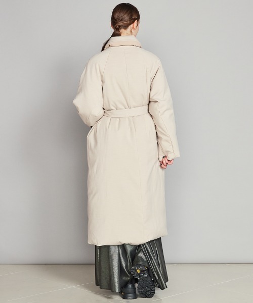 DOUBLE STANDARD CLOTHING(ダブルスタンダードクロージング)の「リバーシブルロングコート(チェスターコート・レディース・ブラック/ベージュ・36)」の6枚目の写真