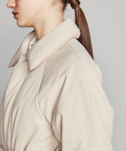 DOUBLE STANDARD CLOTHING(ダブルスタンダードクロージング)の「リバーシブルロングコート(チェスターコート・レディース・ブラック/ベージュ・36)」の8枚目の写真