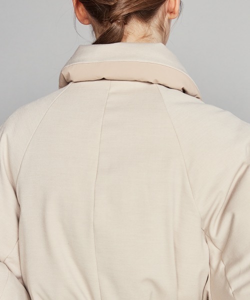 DOUBLE STANDARD CLOTHING(ダブルスタンダードクロージング)の「リバーシブルロングコート(チェスターコート・レディース・ブラック/ベージュ・36)」の9枚目の写真