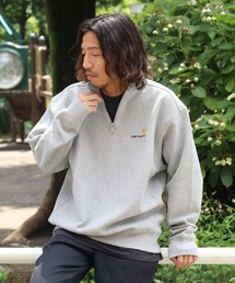 Carhartt WIP/カーハートダブリューアイピー HALF ZIP AMERICAN SCRIPT スウェットシャツ プルオーバー