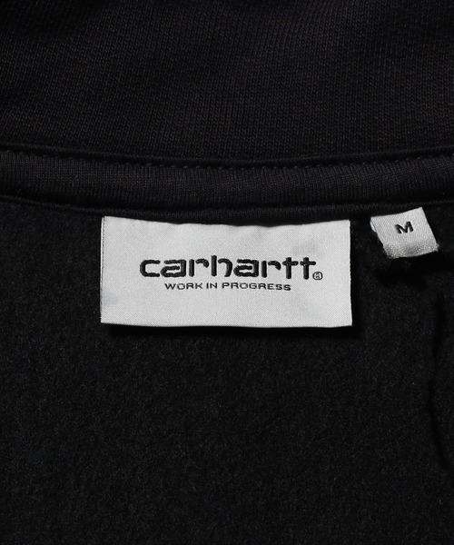 Carhartt WIP(カーハートダブリューアイピー)の「Carhartt WIP/カーハートダブリューアイピー HALF ZIP AMERICAN SCRIPT スウェットシャツ プルオーバー(スウェット・メンズ・ブラック/グレー/ナチュラル・S/M/L)」の13枚目の写真
