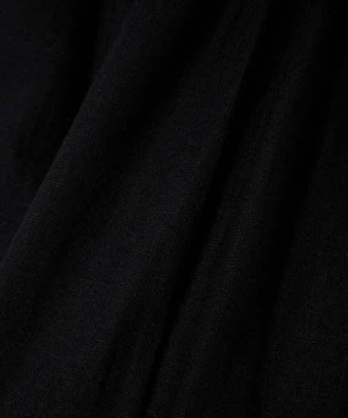 Crisp（クリスプ）の「ショートスリーブオールインワン（サロペット/オーバーオール・レディース・ナチュラル/ブラック・FREE）」の12枚目の写真