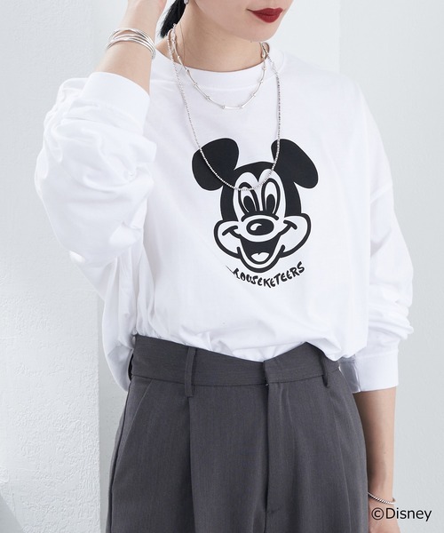 SHENERY(シーナリー)の「Mickey Mouse Club / ロングスリーブTee(Tシャツ/カットソー・レディース・ホワイト・FREE)」の11枚目の写真