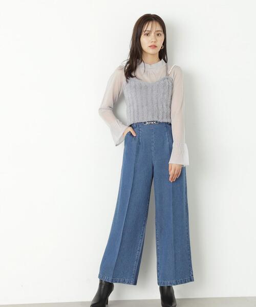 PROPORTION BODY DRESSING（プロポーションボディドレッシング）の「フェザーキャミニットセット / 1213270911（ニット/セーター・レディース・ブラウン/グレー・FREE）」の20枚目の写真