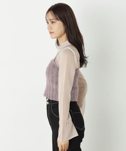 PROPORTION BODY DRESSING（プロポーションボディドレッシング）の「フェザーキャミニットセット / 1213270911（ニット/セーター・レディース・ブラウン/グレー・FREE）」の16枚目の写真