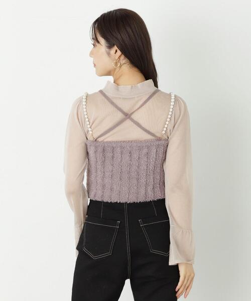 PROPORTION BODY DRESSING（プロポーションボディドレッシング）の「フェザーキャミニットセット / 1213270911（ニット/セーター・レディース・ブラウン/グレー・FREE）」の13枚目の写真