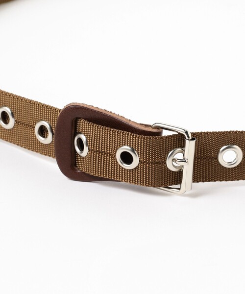 NECESSARY or UNNECESSARY（ネセサリーオアアンネセサリー）の「NECESSARY or UNNECESSARY / ナイロン ベルト（ベルト・レディース・ブルー系その他3/ブラウン/オレンジ・ONE SIZE）」の4枚目の写真